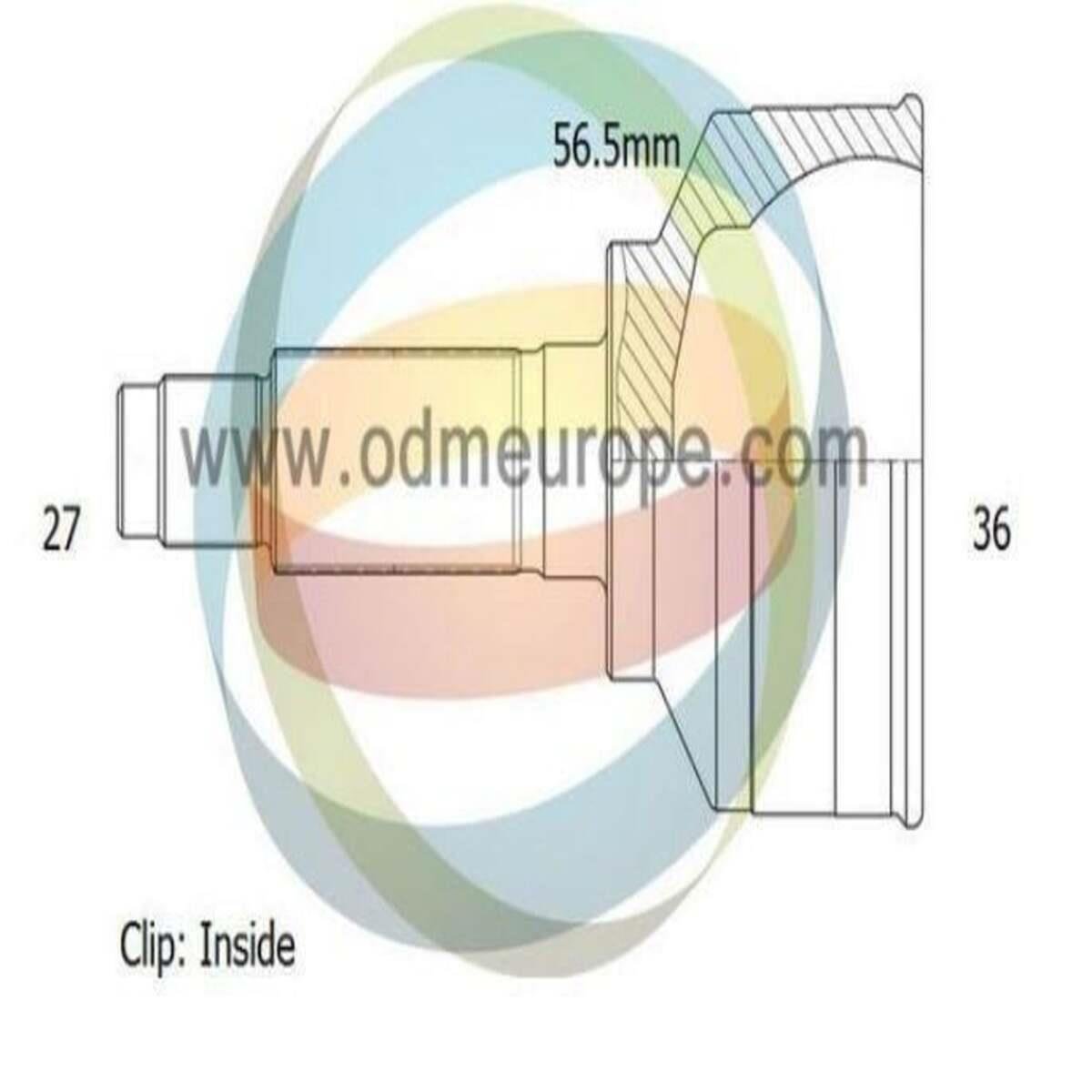 AKS KAFASI DIŞ Primastar 1.9 8v Dci 2001- M/AT A:27 C:56,5 B:34 H:93 L:63,9