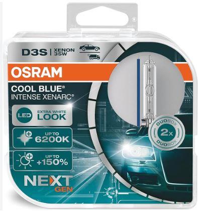 D3S 35W XENON FAR AMPULU  6200 KELVIN COOL BLUE %150. FAZLA ISIK ADET