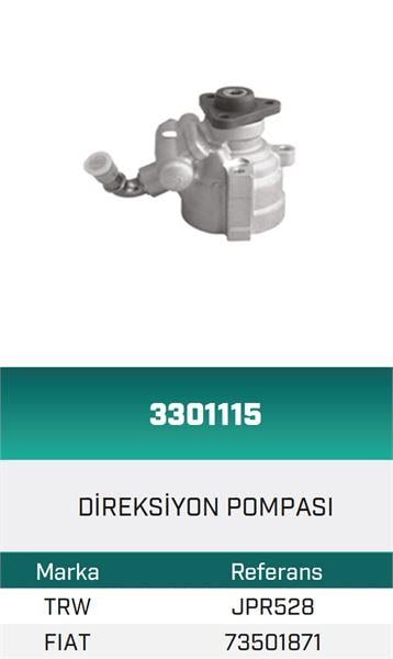 DİREKSİYON POMPASI HİDROLİK DOBLO 1.2-PALIO - SIENA1.28V 46541004 HATTAT/HEMA
