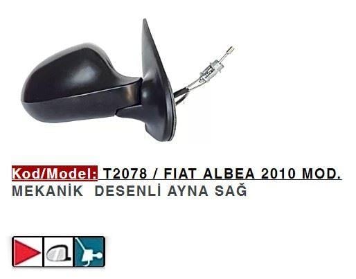 DIŞ DİKİZ AYNASI IÇTEN KUMANDALI SAĞ ALBEA II