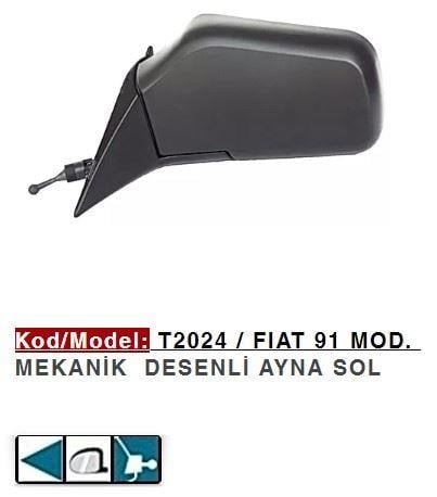 DIŞ DİKİZ AYNASI IÇTEN KUMANDALI SOL DKS 91