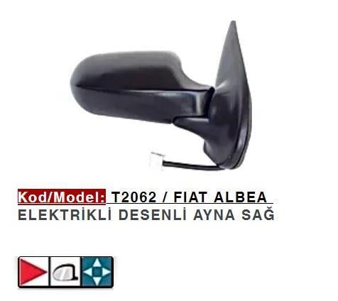 DIŞ DİKİZ AYNASI SOL ELEKTRİKLİ ALBEA PALIO