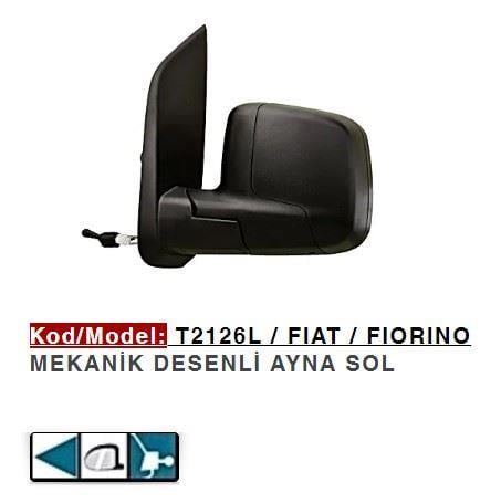 DIŞ DİKİZ AYNASI SOL MEKANİK FIORINO