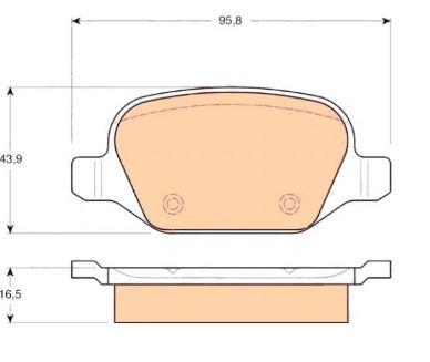 DISK BALATA ALF-147 1.6,1.9,2.0/LANCIA-LINEA ARKA GDB1520- GDB1396