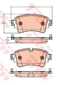 DISK BALATA AUDI A4 2016 ARKA GDB2132