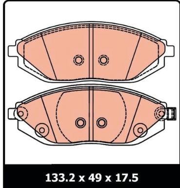 DISK BALATA CHEVROLET SPARK 2010 -- ON GDB4606