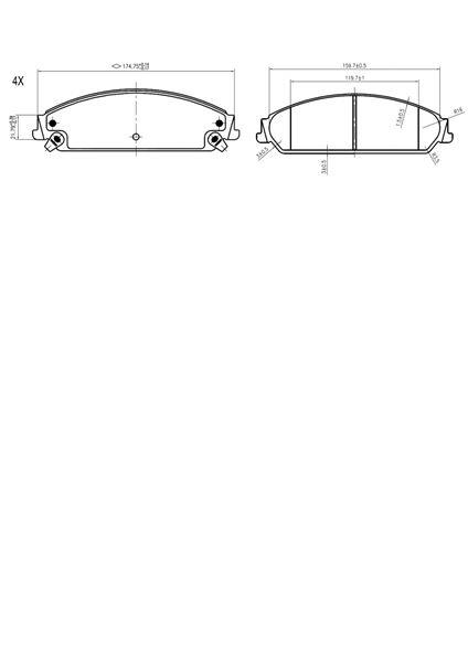 DISK BALATA CHRYSLER-300C ON GDB4134