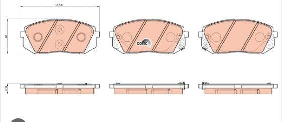 DISK BALATA HYUNDAI I40 (I40) 2011-- ON GDB3530