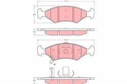 DISK BALATA KIA SEPHIA 15I,18 16V 96-98 ON GDB3224