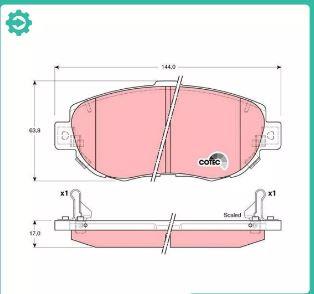 DISK BALATA LEXUS-SC430,IS200,300 ON GDB3235