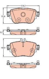 DISK BALATA MERCEDES C-CLASS ARKA  A0004209800 GDB2155 GDB2155