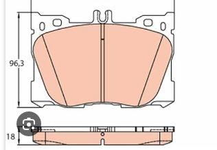DISK BALATA MERCEDES S213 ON 2017- GDB2150