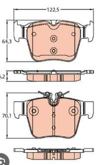 DISK BALATA MERCEDES W205 ARKA GDB2154