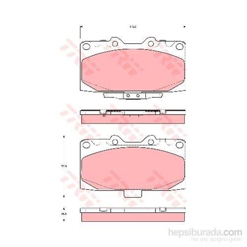 DISK BALATA NISSAN/SUBARU-IMPREZA 2.0,TURBO ON SIM GDB3307