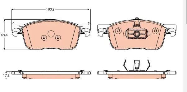 DISK BALATA PEUGEOT EXPERT ON 2016- GDB2169