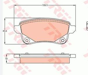 DISK BALATA RENAULT GRAND SCENIC III ARKA GDB2082
