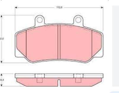 DISK BALATA VOLVO-740,760,790 ON