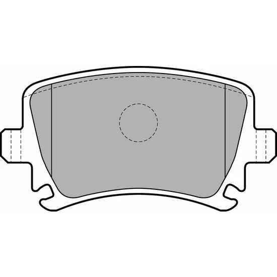 DISK BALATA VW-CADDY ARKA TOURAN/AUDI-QUATRO/SEAT/SKODA GDB1551 AUDI-A3-4-6 VW AR GDB1622