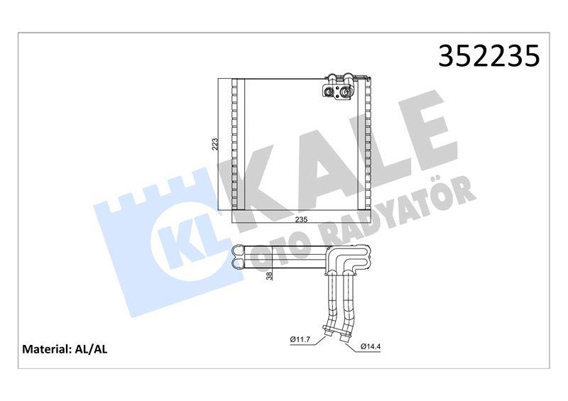 EVAPORATÖR RENAULT LOGAN SANDERO