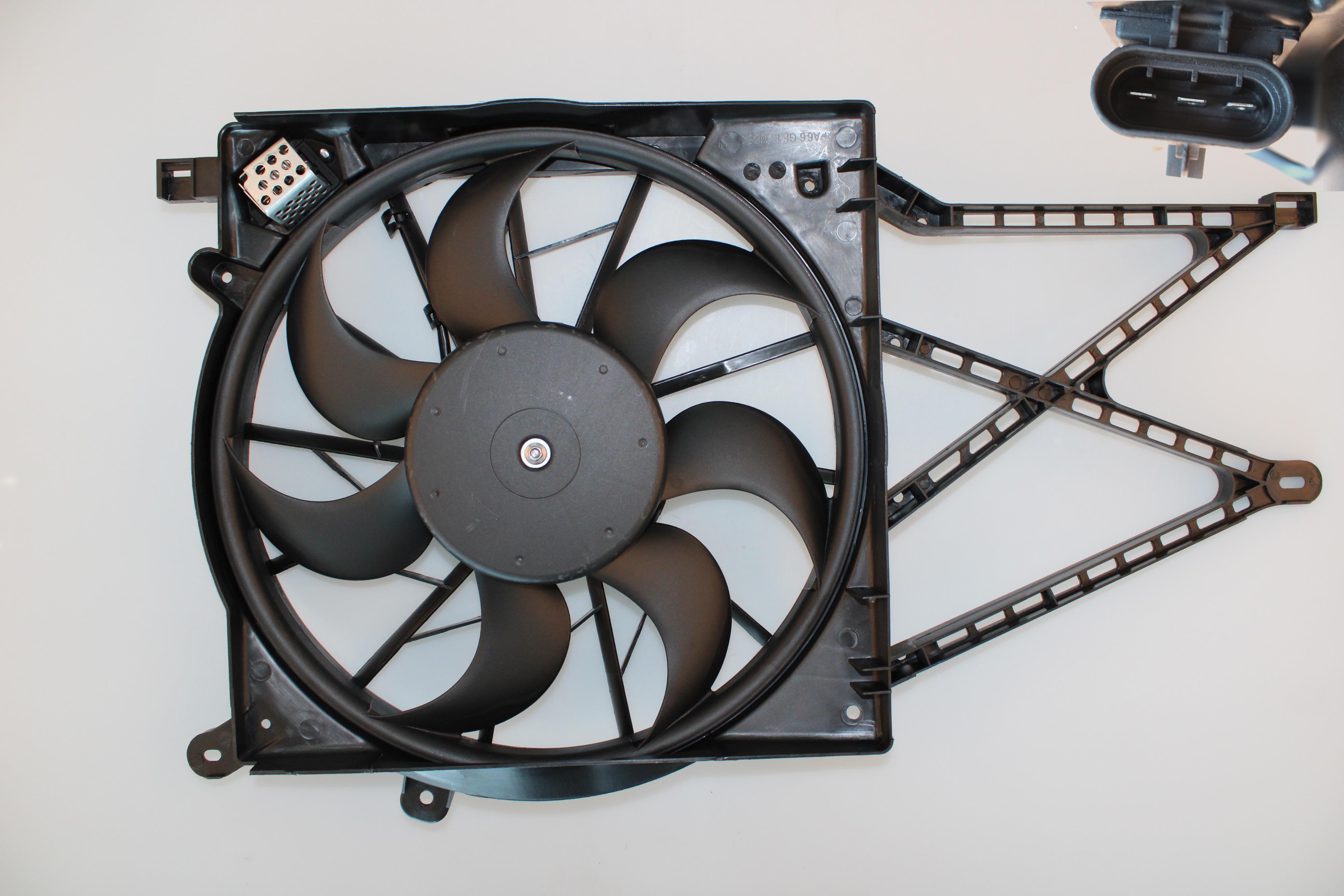 FAN MOTORU DAVLUMBAZLI ASTRA G 98> 1.7 TD MT ZAFIRA A 99> Y20DTH 369MM (REZİSTANSLI ve KABLOLU)