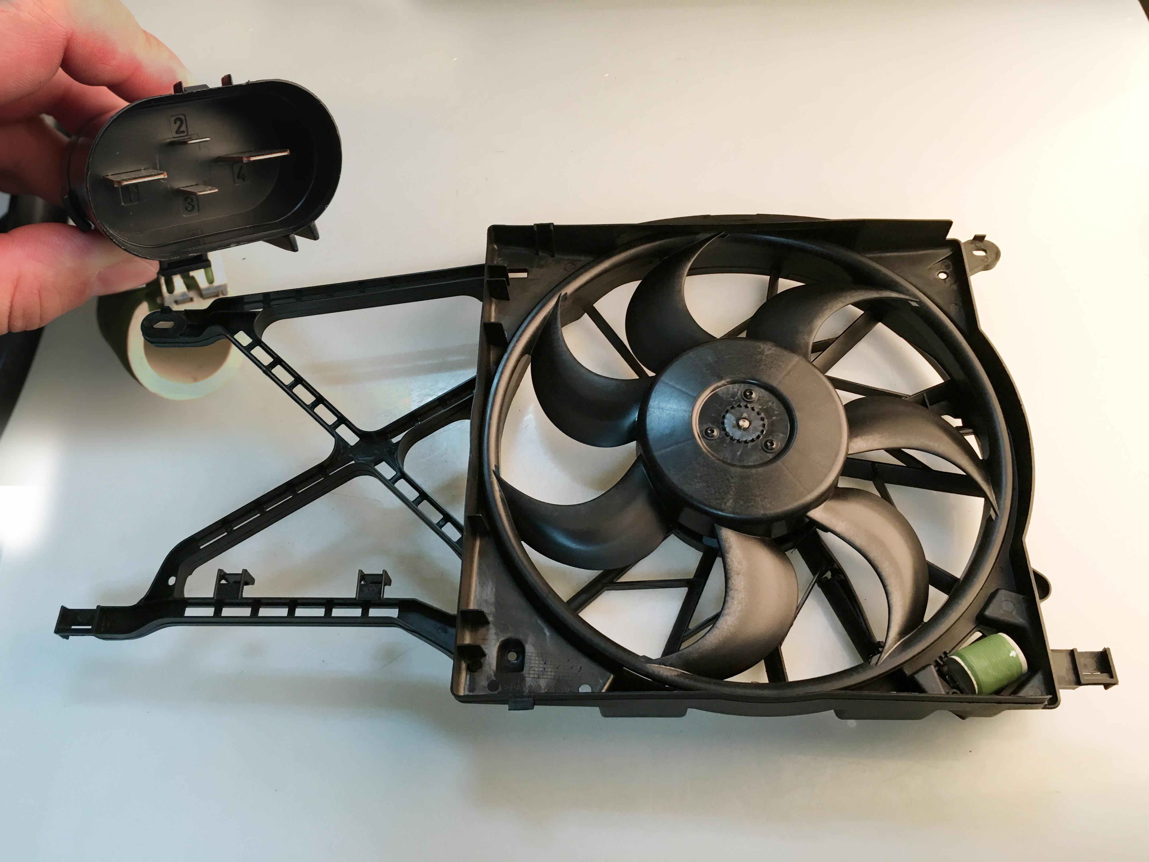 FAN MOTORU DAVLUMBAZLI ASTRA H Z14XEP Z16XEP (REZİSTANSLI ve KABLOLU)