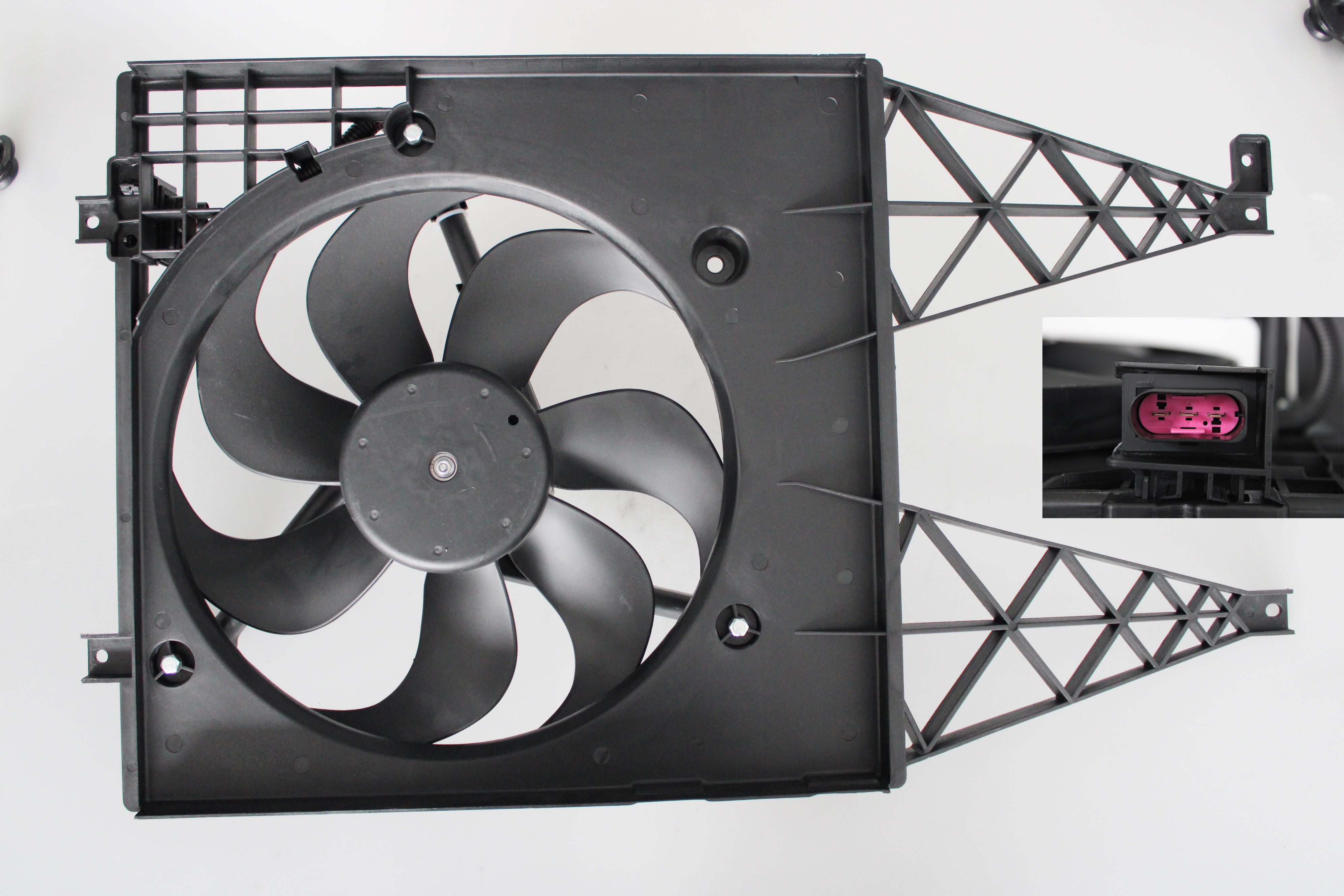 FAN MOTORU DAVLUMBAZLI GOLF IV 1.4İ 1.6İ BORA SEAT SKODA 03> (REZİSTANSLI ve KABLOLU)