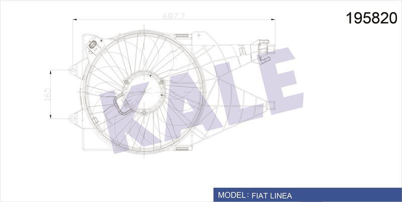 FAN MOTORU LİNEA 1.3/1.6 MJET (07+) (NAC) DAVLUMBAZLI