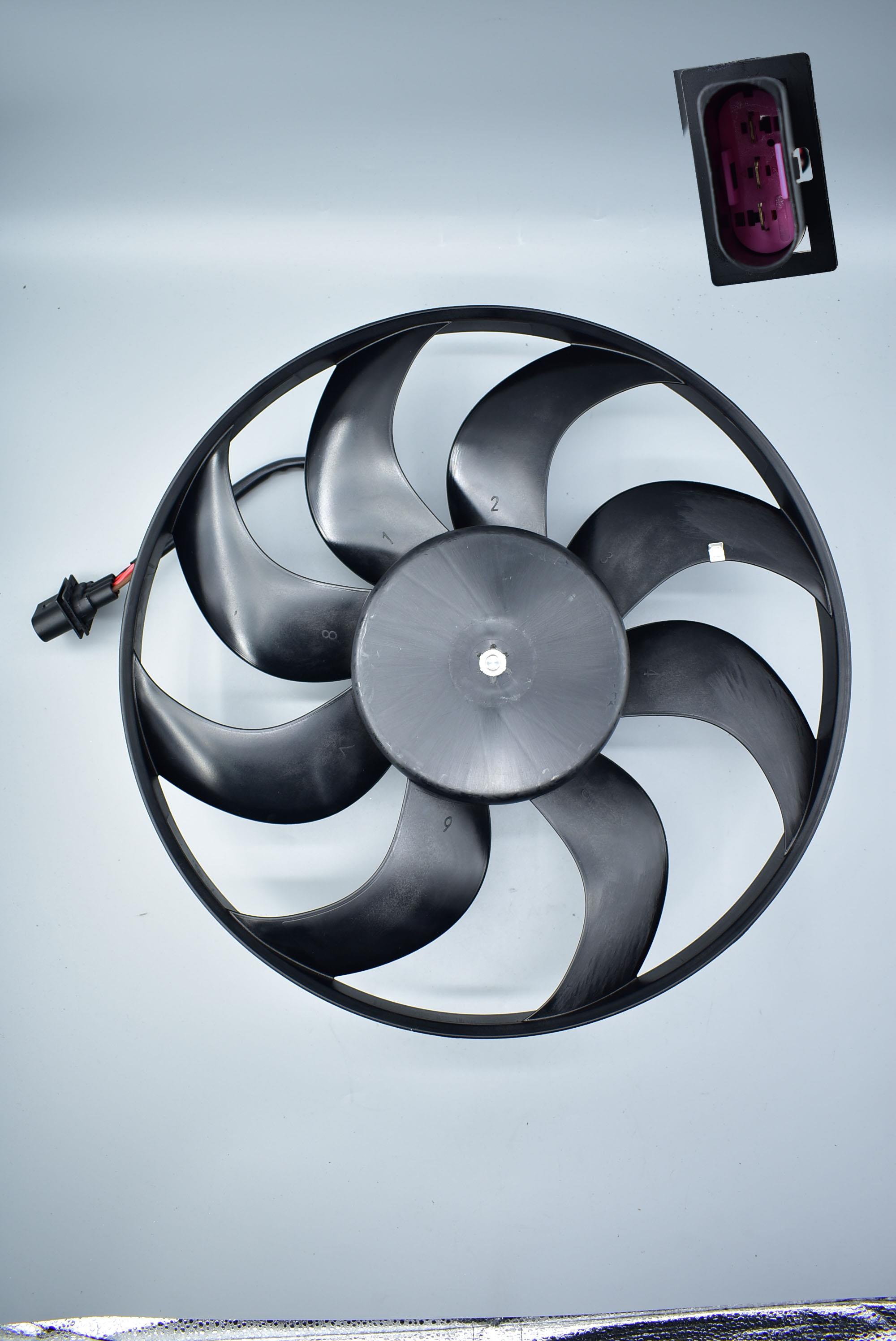 FAN MOTORU POLO CORDOBA İBİZA FABİA BBY BKY BBZ BNV BNM 1.4 16V 1.4 TDİ 390MM (REZİSTANSLI ve KABLOLU)