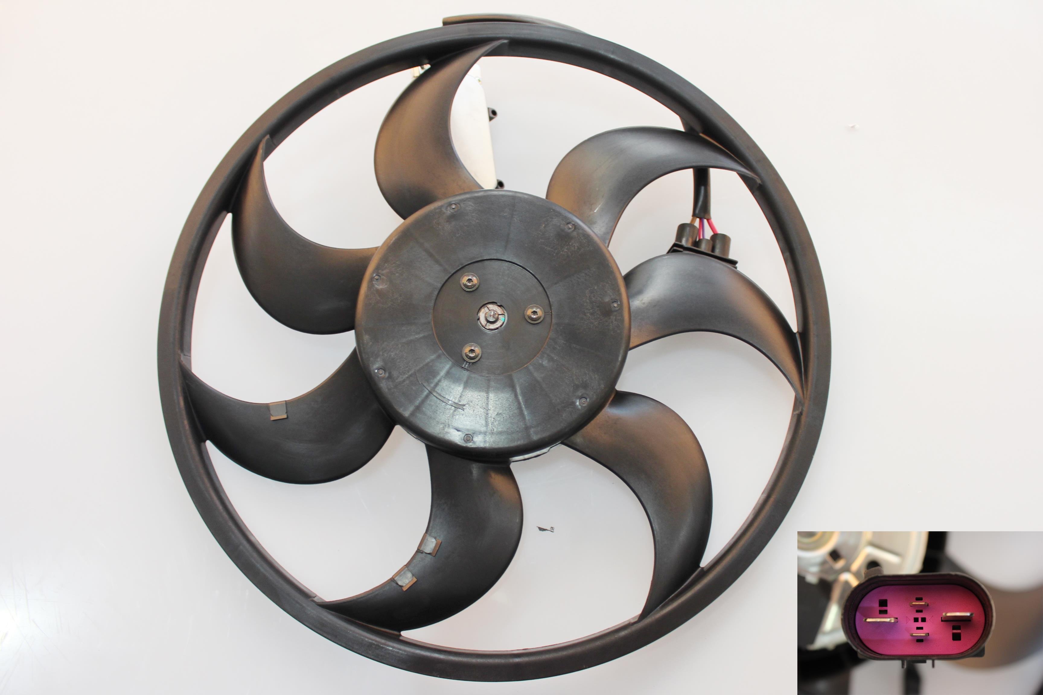 FAN MOTORU SAĞ TOUAREG Q7 CAYENNE BKS BUN BUG CASA CJGD CLZB 2.5 TDİ 3.0 TDİ (KONTROL ÜNİTELİ ve KABLOLU)