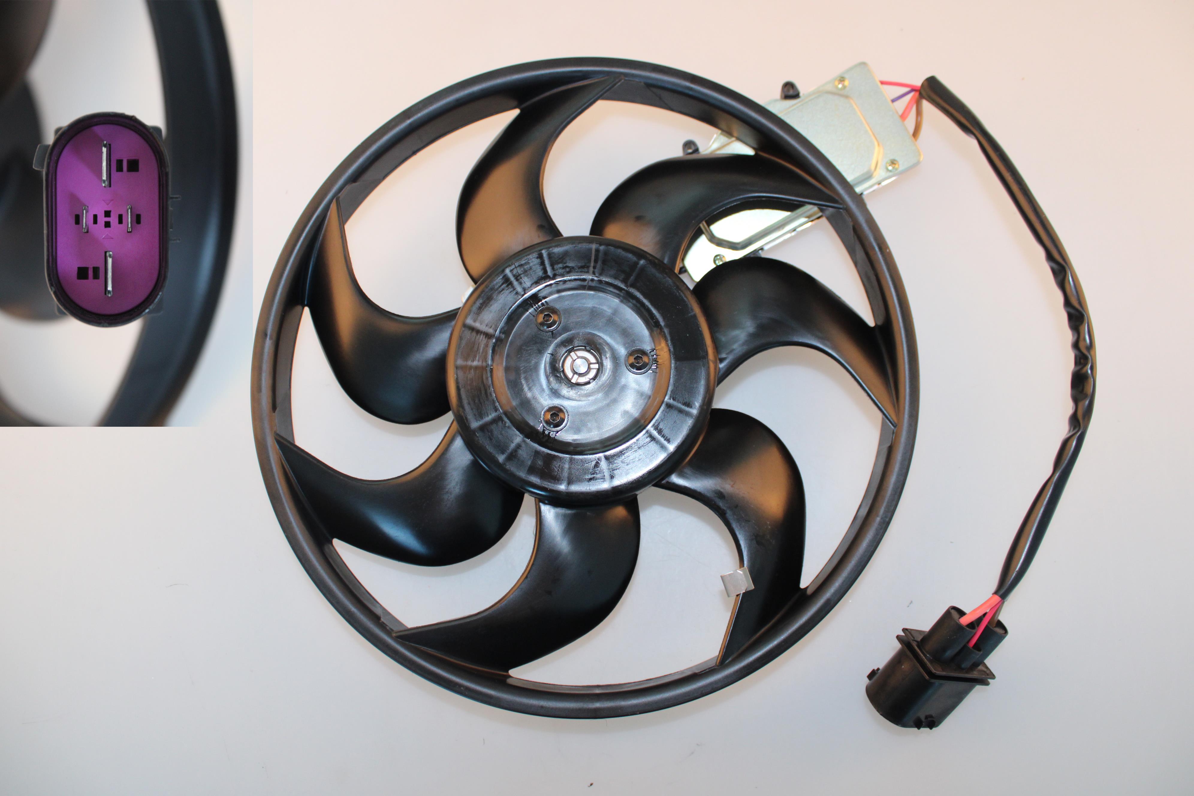 FAN MOTORU SOL TOUAREG Q7 CAYENNE BKS BUN BUG CASA CJGD CLZB 2.5 TDİ 3.0 TDİ (KONTROL ÜNİTELİ ve KABLOLU)