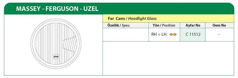 FAR CAMI MASSEY FERGUSON-UZEL