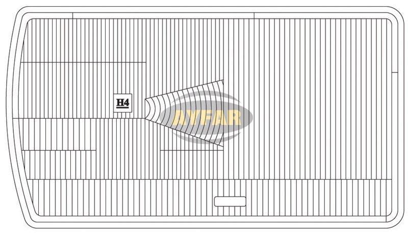 FAR CAMI MERCEDES 200-300 W 123 1979-1982 SOL