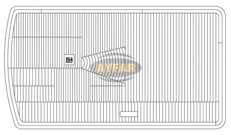FAR CAMI SAĞ MERCEDES 200-300 W 123 1979-1982