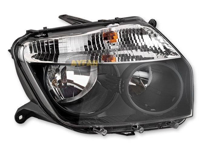 FAR KOMPLE SAĞ MANUEL DACIA DUSTER 2010→2013 SİYAH ÇERÇEVELİ