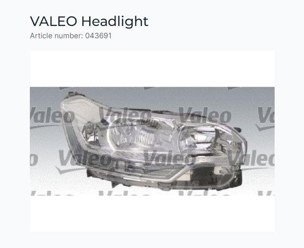 FAR SOL CITROEN C5 FBL+DRL 08>