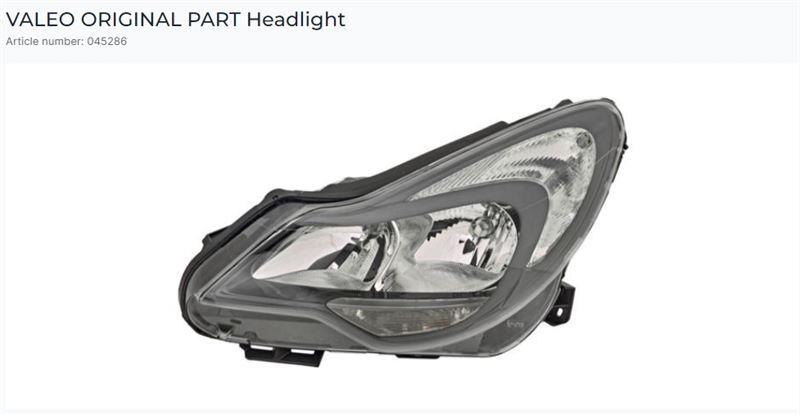 FAR SOL OPEL/VAUXHALL CORSA D 2011/04