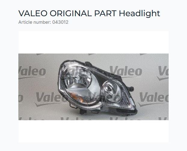 FAR+SİNYAL E+ H7+H1 SOL VW POLO 06/2005>