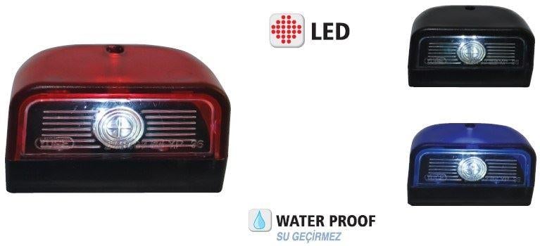FORD PLAKA LAMBASI P100 LEDLİ 0215LY