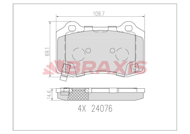 FREN BALATASI ARKA 300 C 04> 12 GRAND CHEROKEE 04> CHEVROLET CAMARO 6.2 09>