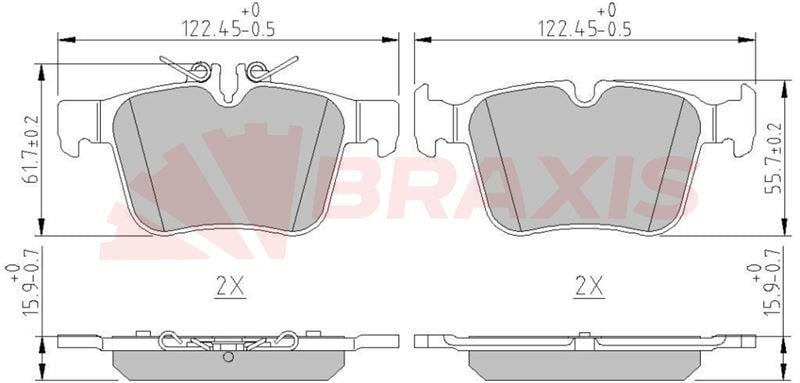 FREN BALATASI ARKA C-CLASS W205 14> S205 14> C205 15> A205 16>