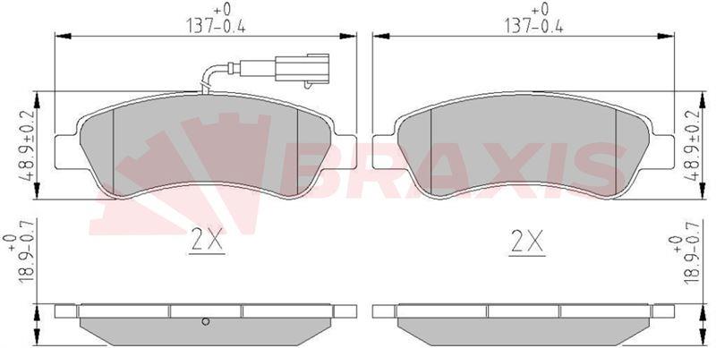 FREN BALATASI ARKA FISLI DUCATO 12> / BOXER 12> / JUMPER 12>