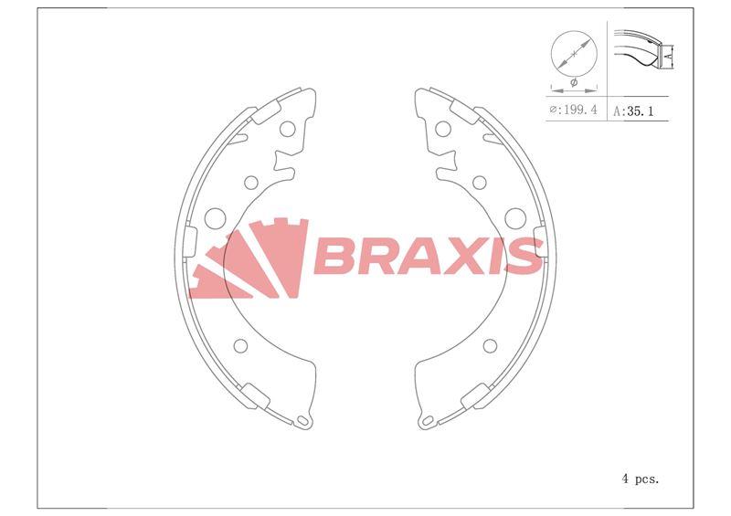 FREN BALATASI ARKA KAMPANA CIVIC V 91-95 CIVIC VI 95-01 CIVIC VII 01-05 HR-V 98-> LOGO 99-02 (200×36)