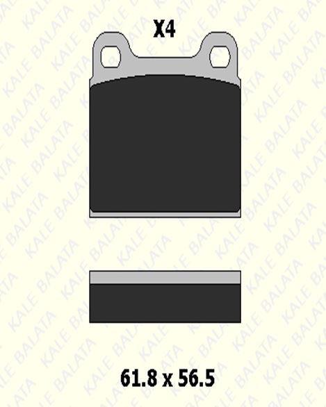 FREN BALATASI ARKA MERCEDES 200/280 W114-W115- W123-W126 21035 155 04 ANS KD13