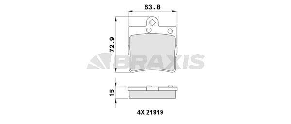 FREN BALATASI ARKA W202 95>00 S202 96>00 W203 00>07 CL203 08>11 W210 95>00 R170 96>00 R171 04>11