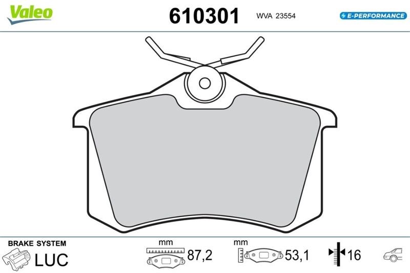 FREN BALATASI EV RENAULT SCENIC IV RR GDB1439