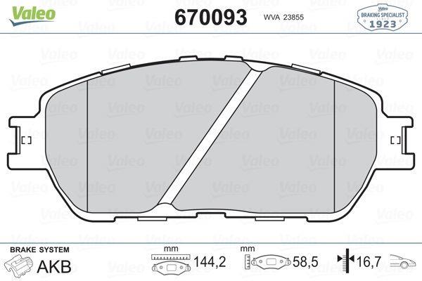 FREN BALATASI ÖN CAMRY 2.0 2.4 3.0 01>06 LEXUS ES 300 3.0 01>06