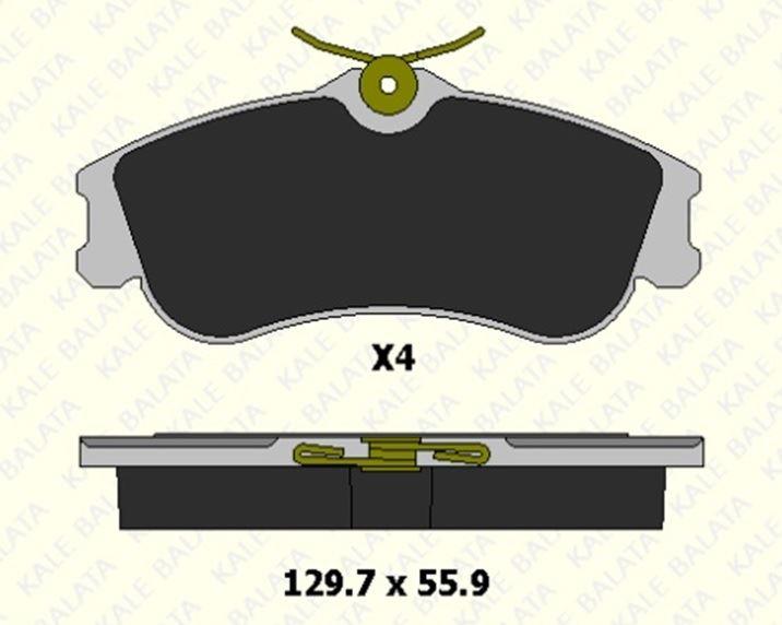 FREN BALATASI ÖN CITROEN XSARA BERLİNGO PICASSO 23346 193 24 ANS KD13