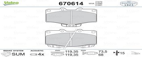 FREN BALATASI ÖN HILUX 1.8 2.2 2.4 2.4D 2.5D 08>88-08-05 LAND CRUISER 2.4 2.4D 3.0D 3.5D-4.2D 11>84-08-01 LAND CRUISER 300 3.4-3.0D 04>96-08-02 LAND CRUISER 400 4.2D 04>96-08-01 LAND CRUISER 450 4.5 08>92-01-98 LAND CRUISER 70 4.2D 04>96-08-01 LAND CRUISE