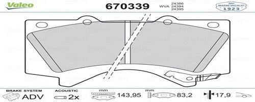 FREN BALATASI ÖN LAND CRUISER V8 J15-J20 08> LEXUS LX 450D 15>LX 570 07>