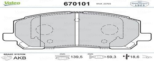 FREN BALATASI ÖN LEXUS RX 300 3.0 98>03-RX 350